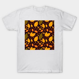 Autumn Leaves Design T-Shirt